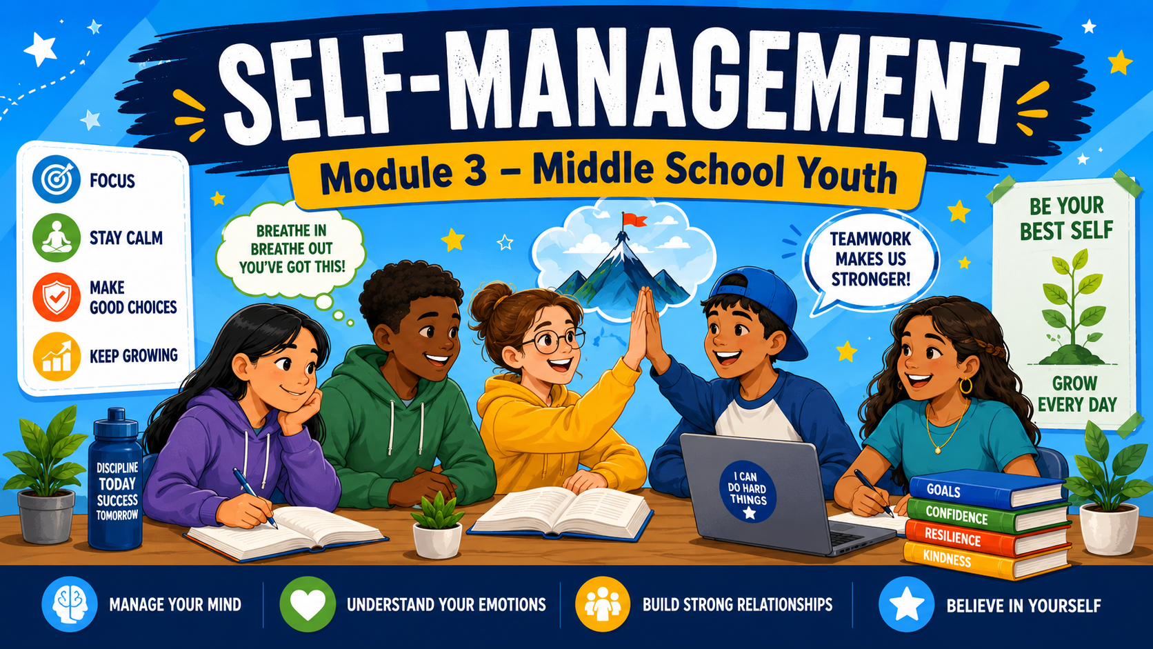 Self-Management – Module 3 – Middle School Youth